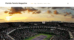 Desktop Screenshot of floridatennismagazine.com